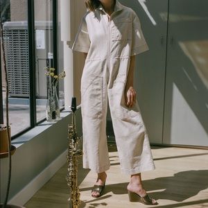 Alexa Stark white jumpsuit size Small